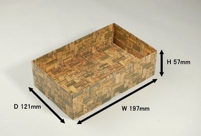 カンタン紙折箱｜弁当・寿司向け 和風高級容器｜PTAO-197-57