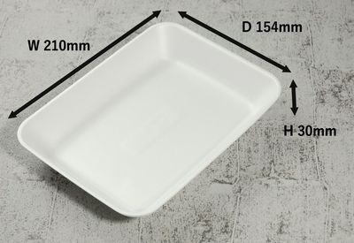 トレー C-43新 50枚パック 210×154×30mm PSP 多岐用途 精肉/鮮魚/惣菜