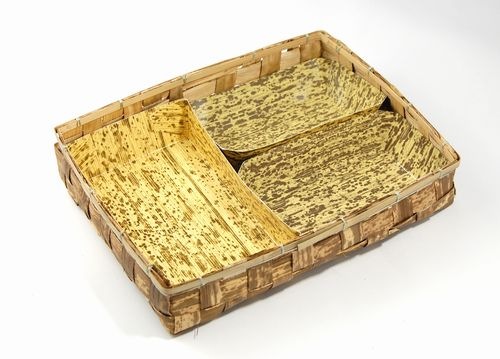 竹皮容器 TYS-11H  240X180X50mm エコ素材 お土産 加工品