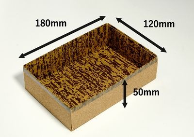 コルク ハイブリッド容器｜寿司・弁当・惣菜・海鮮丼用｜20個パック CMH-6H