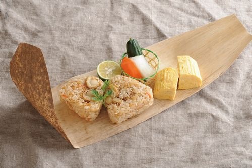 竹皮型抜 TK-43515  1㎏パック 脱プラ 寿司 精肉 お菓子