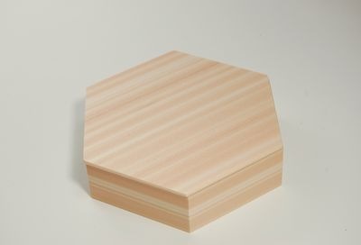 仕切り付き 木目折箱 KST-185 高級 会席 寿司 弁当