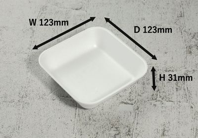 トレー C-70 50枚パック 123×123×31mm PSP 多岐用途 精肉/鮮魚/惣菜