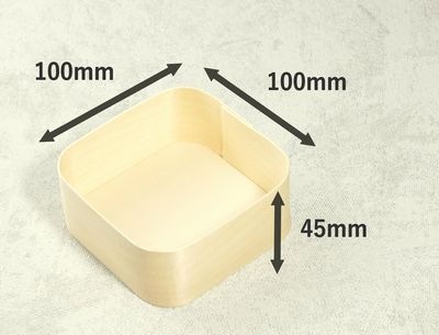 楊容器 YSY-10 正角  100個パック 素材感 お菓子 チーズ 雑貨