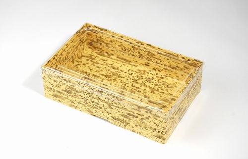 カンタン紙折BOX PTEOB-197-57 大  透明ふた付 上品 ギフト 寿司 弁当