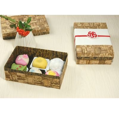 竹皮編 ハイブリッド容器 TXH-6H  上品 弁当 惣菜 お菓子
