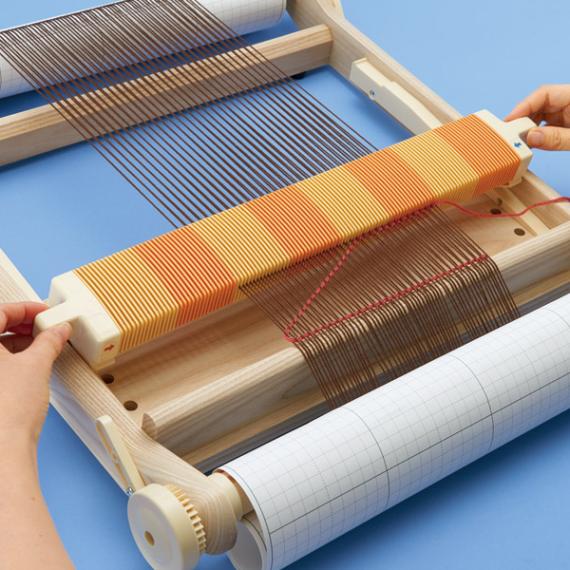 手織り機「咲きおり」60cm(40羽セット) | 三友教材オンライン