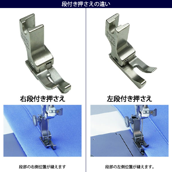 JUKI 職業用左段付き押え (1.5mm)