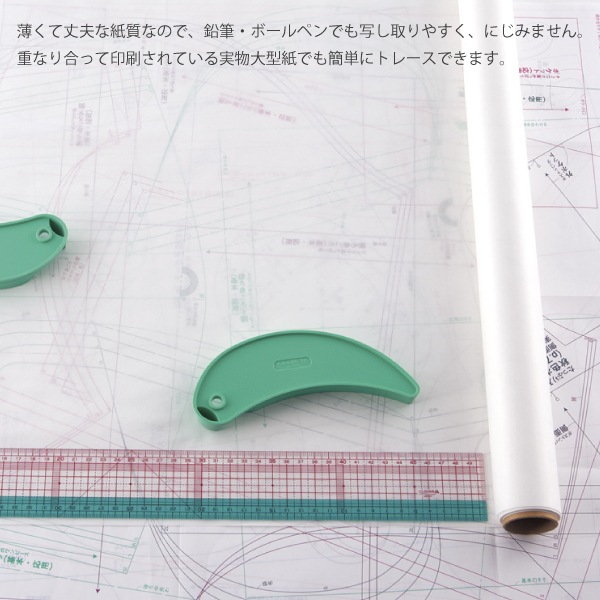 クロバー ハトロン紙(ロールタイプ21m巻) 39-322 | 三友教材