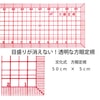 方眼定規B 50×5cm 縫い代12mmライン入