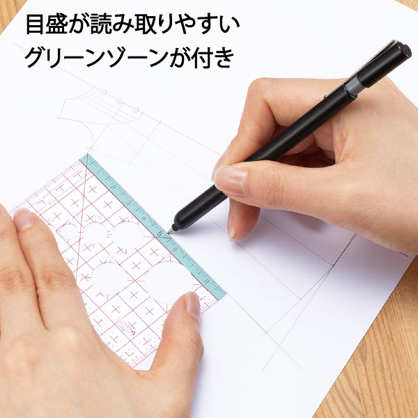 クロバー カード型定規 25-042