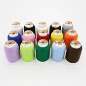ベビーロック 太ウーリー糸 15色全色セット|糸|縫製道具