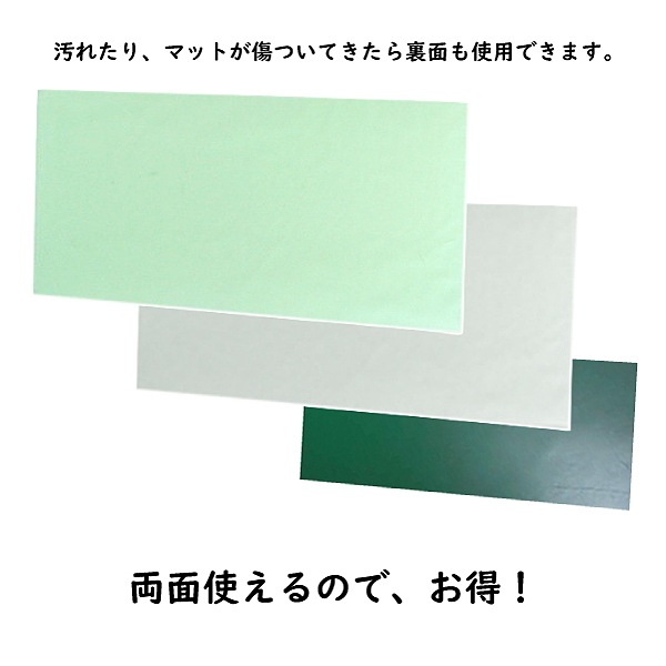 特大カッティングマット 900×1800mm 3mm厚 クリアブルー ビニール