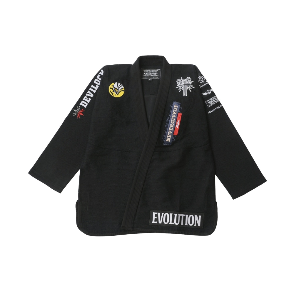 超希少【XL】【FR2✖HUF】 【パイルロゴ】 スタジャン　袖レザー　ブラック 000000004969_W5Xc8LB.jpg