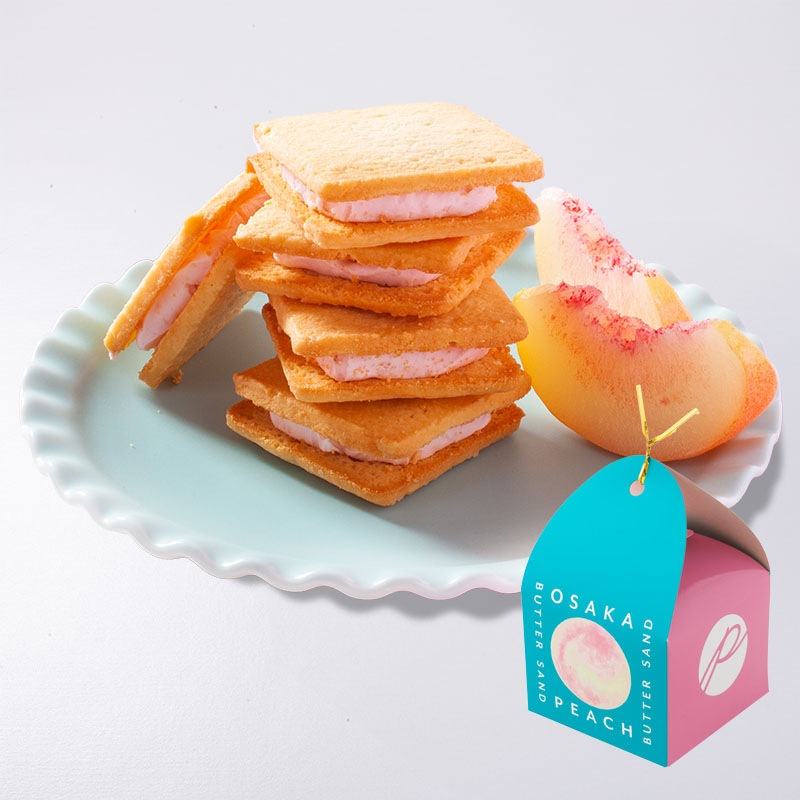 OSAKA PEACH バターサンド 3個入 | 【1週間以内に発送】 宅急便発送 proper
