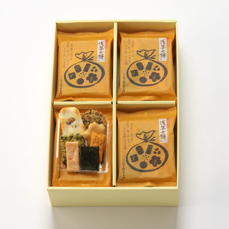 浅草七餅 12袋 | 浅草七餅 | おかき一筋 王様堂本店