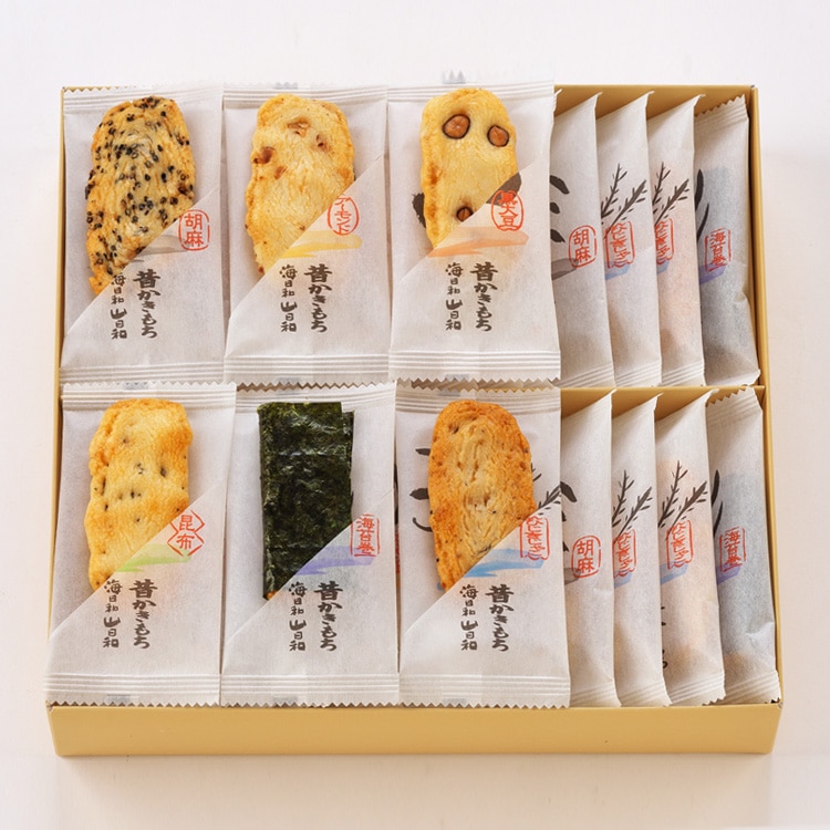 昔かきもち 海日和山日和 24枚 | すべての商品 | おかき一筋 王様堂本店