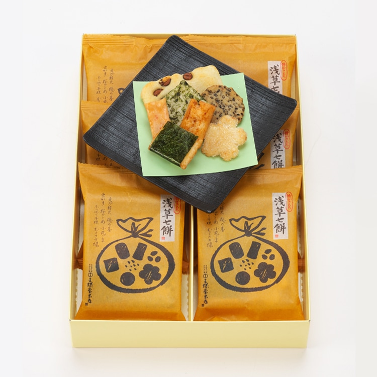 浅草七餅 6袋 | 浅草七餅 | おかき一筋 王様堂本店