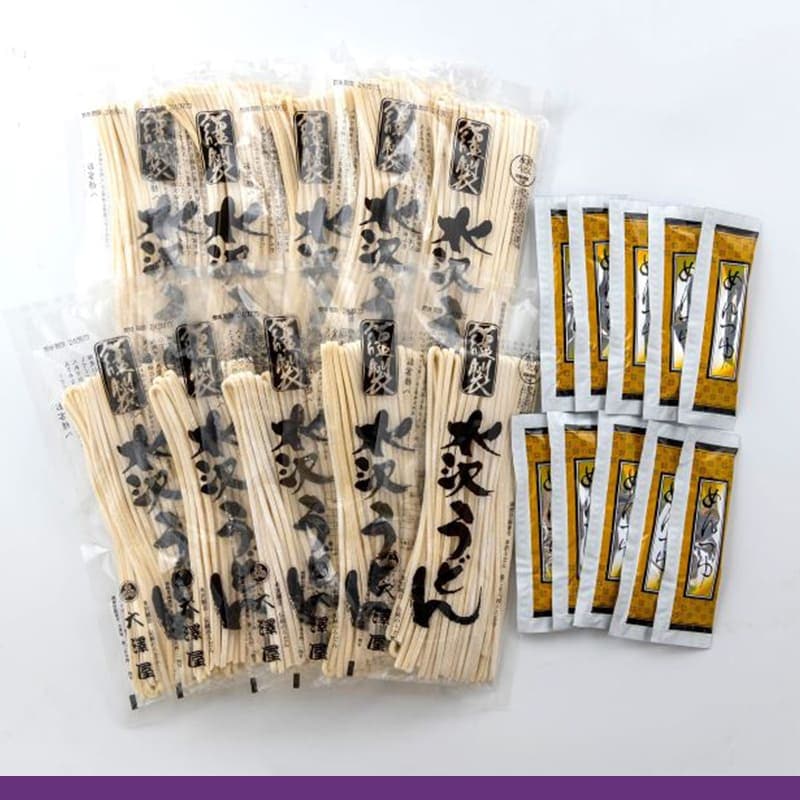 【本州のみ送料無料】<br>謹製うどん<br>10パックギフト