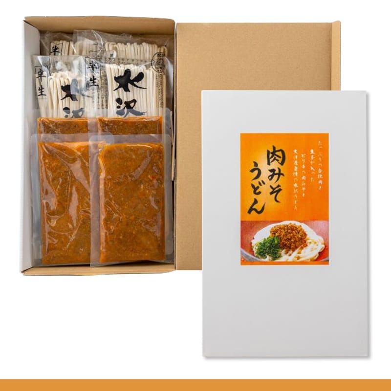 肉みそうどん<br>180g×4（4人前）