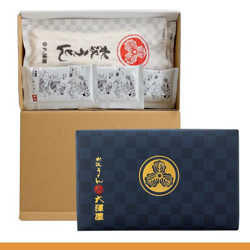 紺柏（つゆあり半生うどん）<br>540g（3人前）