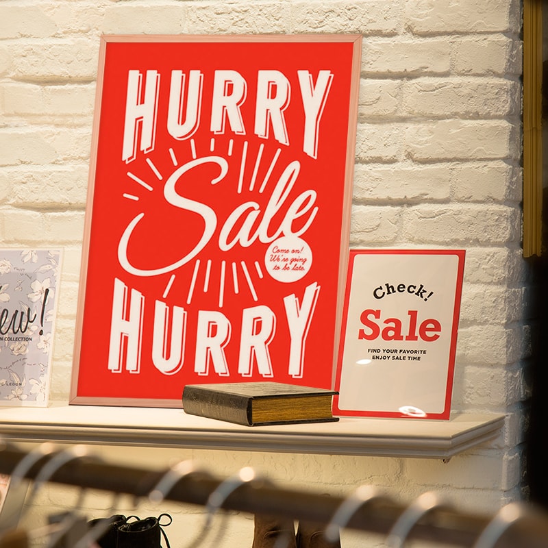 新商品関連 ブラウス柄 シリーズ ポップ・ポスター | POP