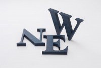 カルプ文字「NEW」 デニム|ディスプレイ文字|店内装飾