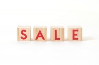 木製文字キューブ「SALE」|その他|店内装飾