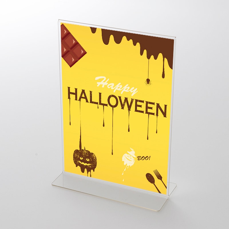 アクリルスタンドセット　チョコレート柄　ハロウィンポップ