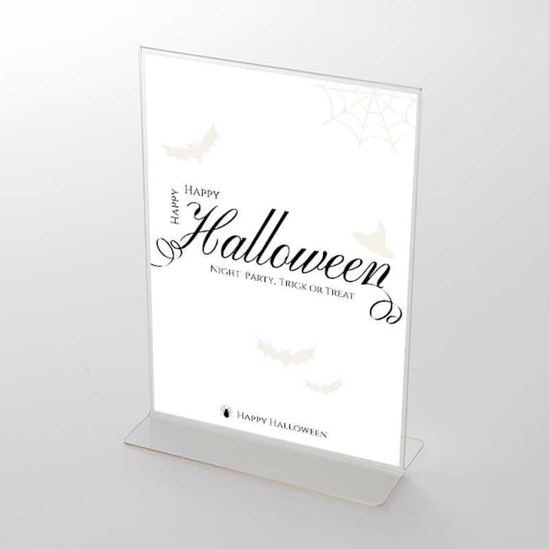 アクリルスタンドセット　モノトーンテイスト　ハロウィンポップ