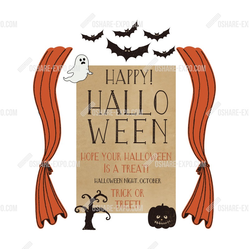シネマテイスト ハロウィン カッティングシート | 店内装飾