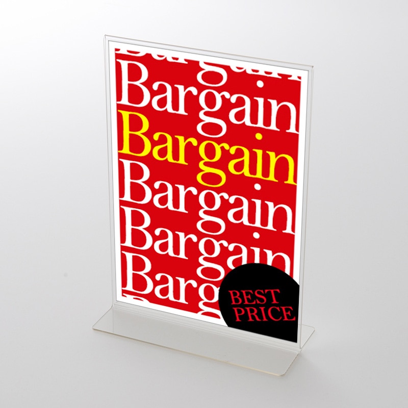 アクリルスタンドセット ニュースペーパー風 BARGAINポップ