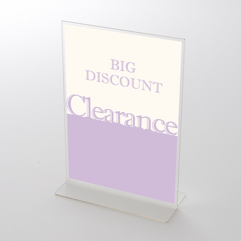 アクリルスタンドセット バイカラー CLEARANCEポップ