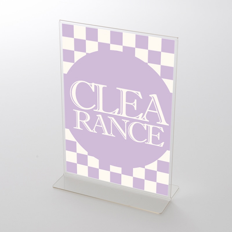 アクリルスタンドセット モザイク柄 CLEARANCEポップ