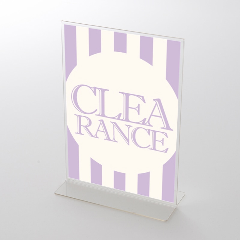 アクリルスタンドセット 太ストライプ CLEARANCEポップ