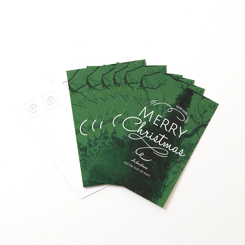 モミの木 ツリー クリスマスDM・ポストカード (20枚セット)