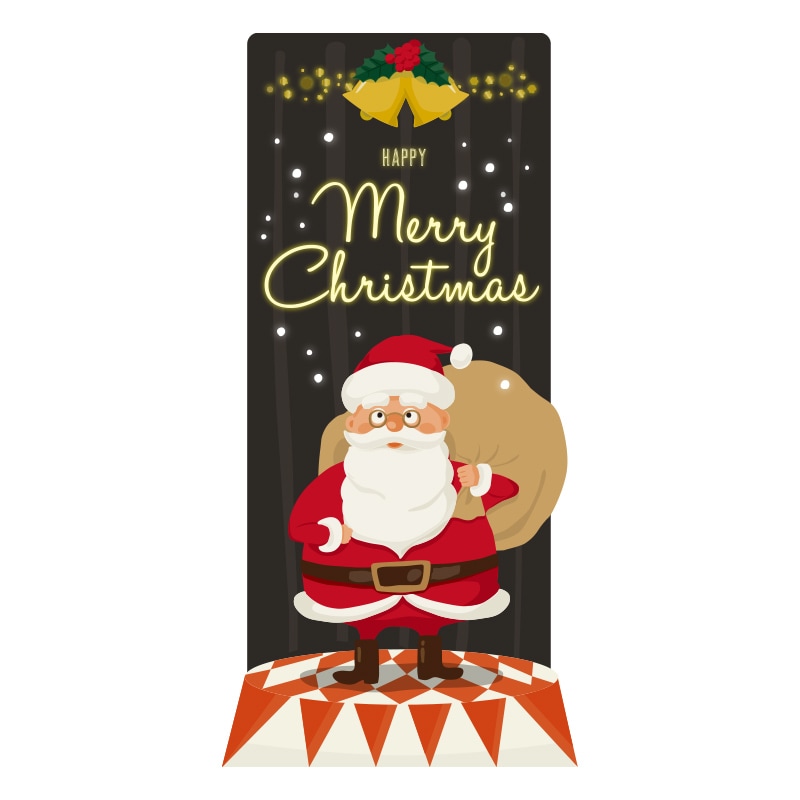 サンタクロースイラスト クリスマス スタンドパネル