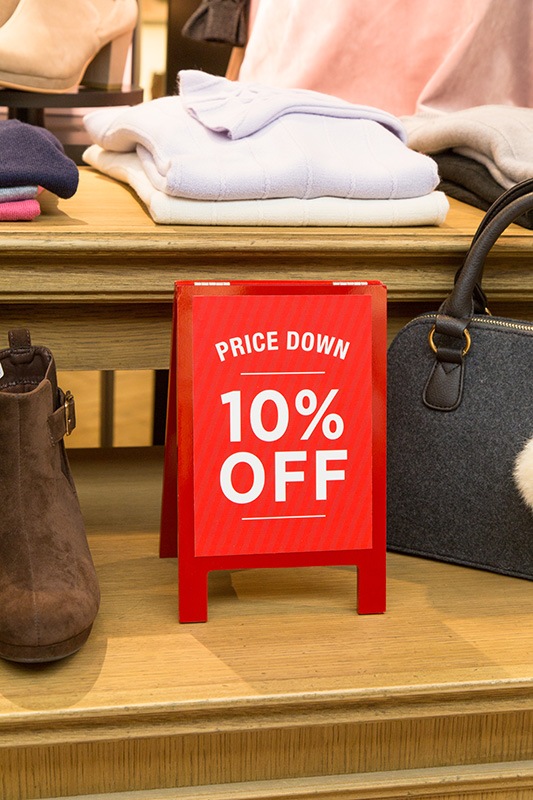 OFFデザイン 卓上A型POPスタンド | POP・ポスター関連,スタンド