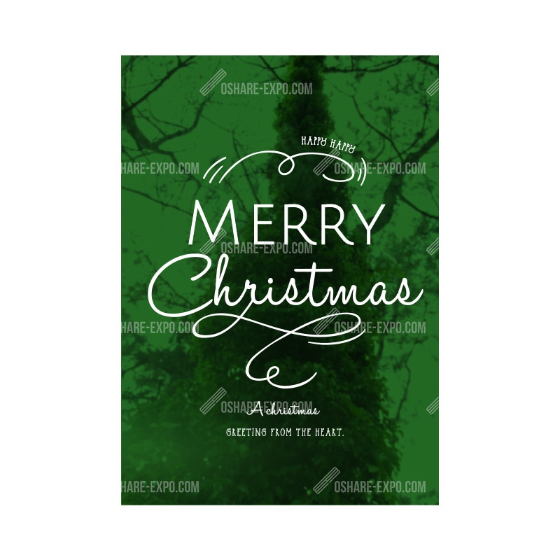 モミの木 ツリー　クリスマス ポップ・ポスター