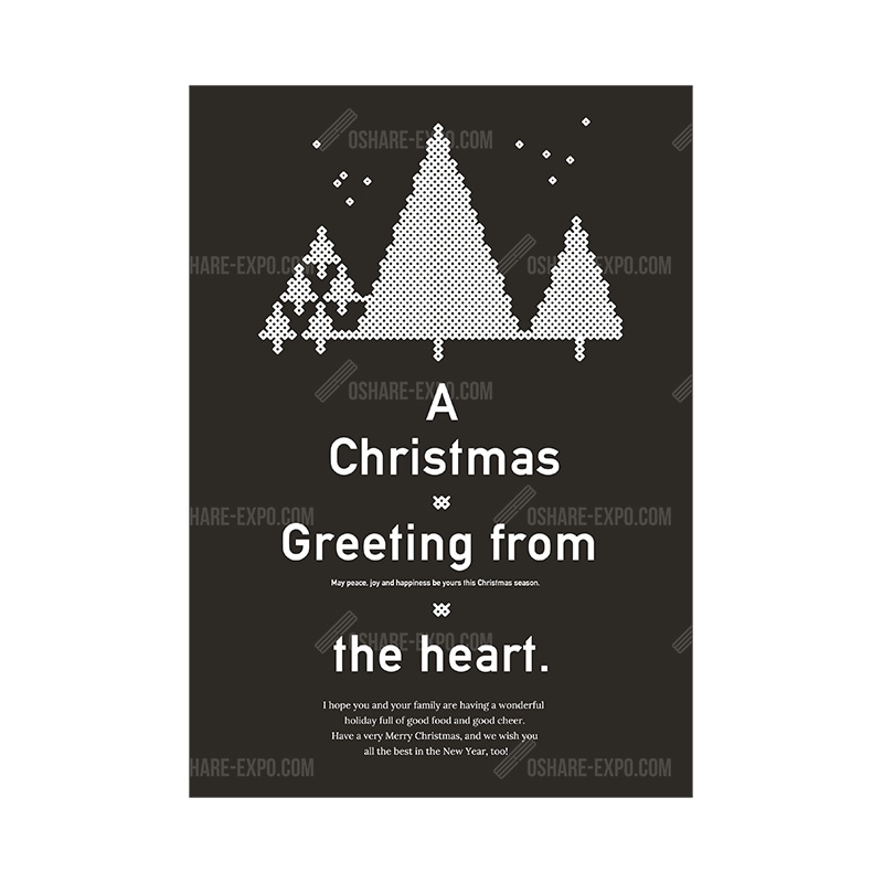 ビーズツリー クリスマス ポップ・ポスター