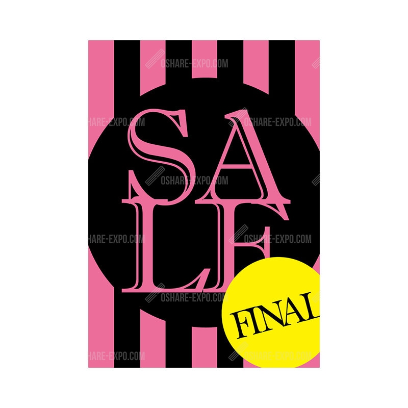 太ストライプ FINAL SALE ポップ・ポスター