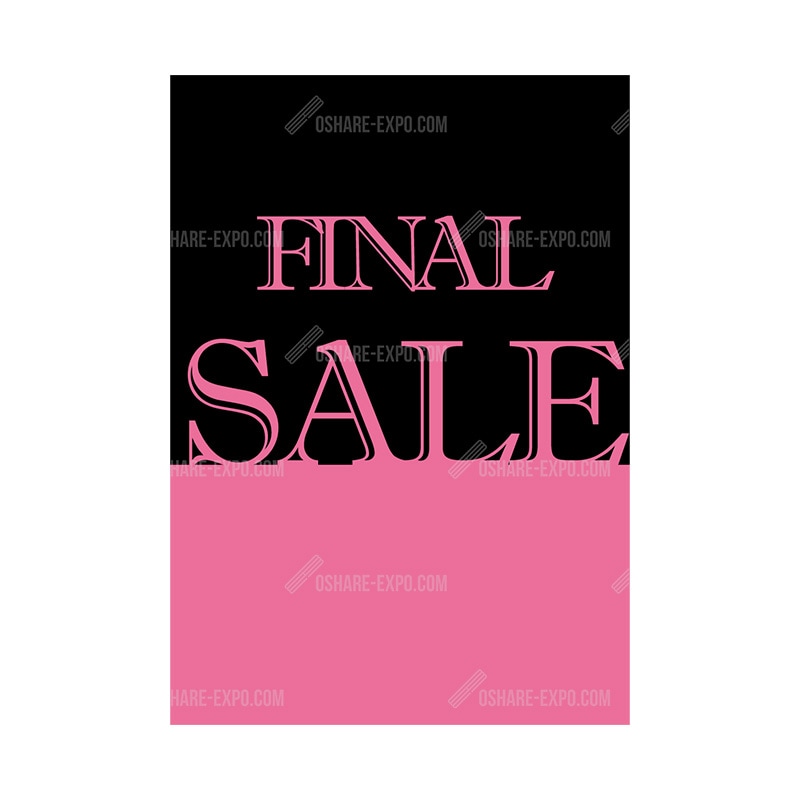 バイカラー FINAL SALE ポップ・ポスター