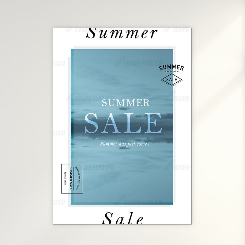 SEAデザイン　SUMMER SALE ポップ・ポスター