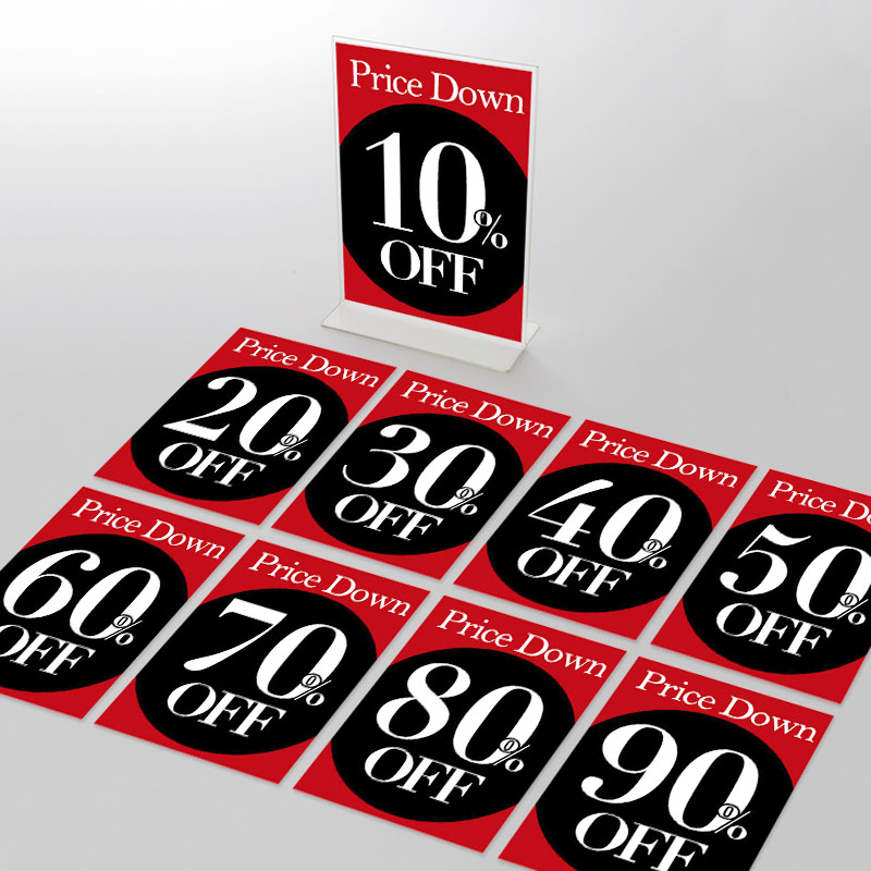 アクリルスタンドセット 吹き出しテイスト 10～90%OFFポップ