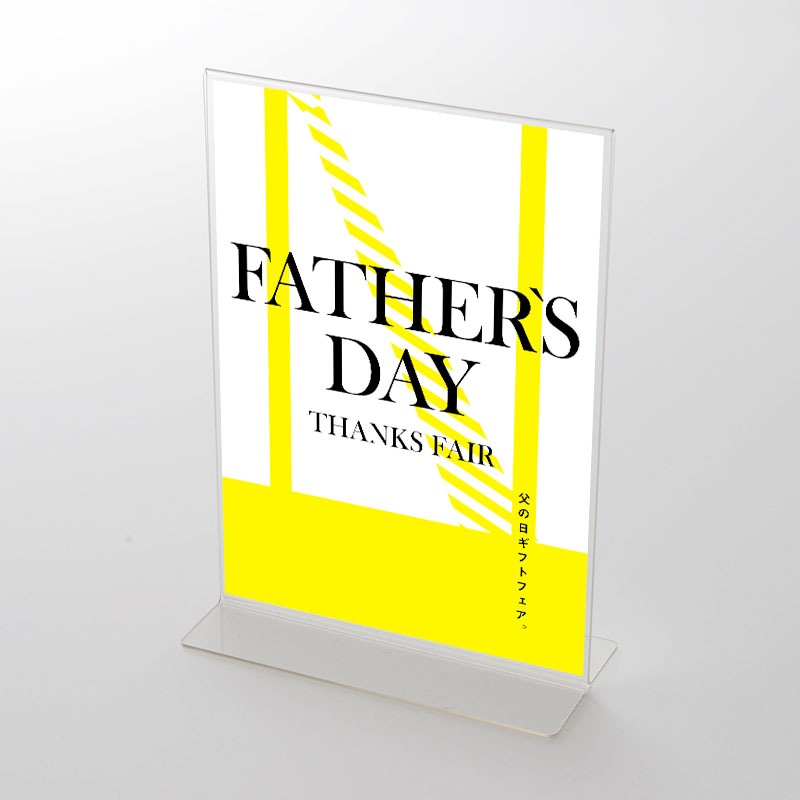 アクリルスタンドセット ネクタイイラスト　父の日 POP