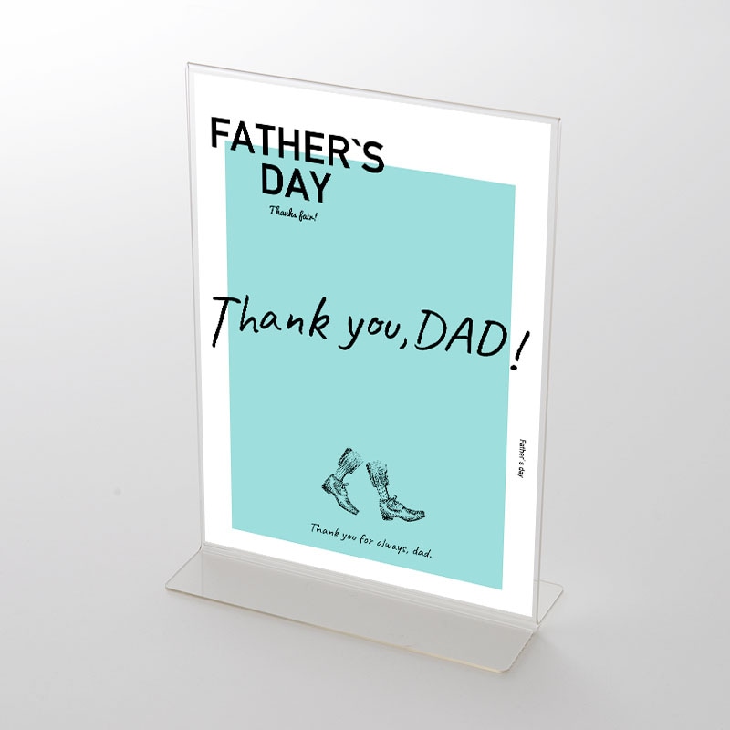 アクリルスタンドセット Thank you Dad! 父の日メッセージPOP