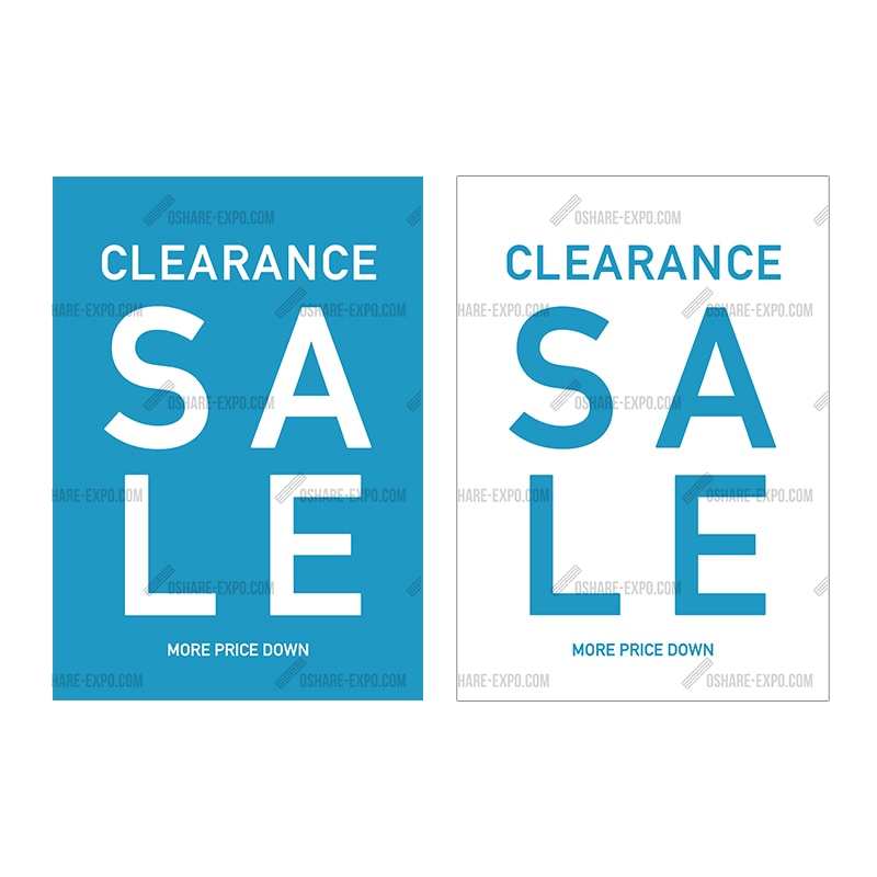 バイカラー CLEARANCE SALE① ポップ・ポスター