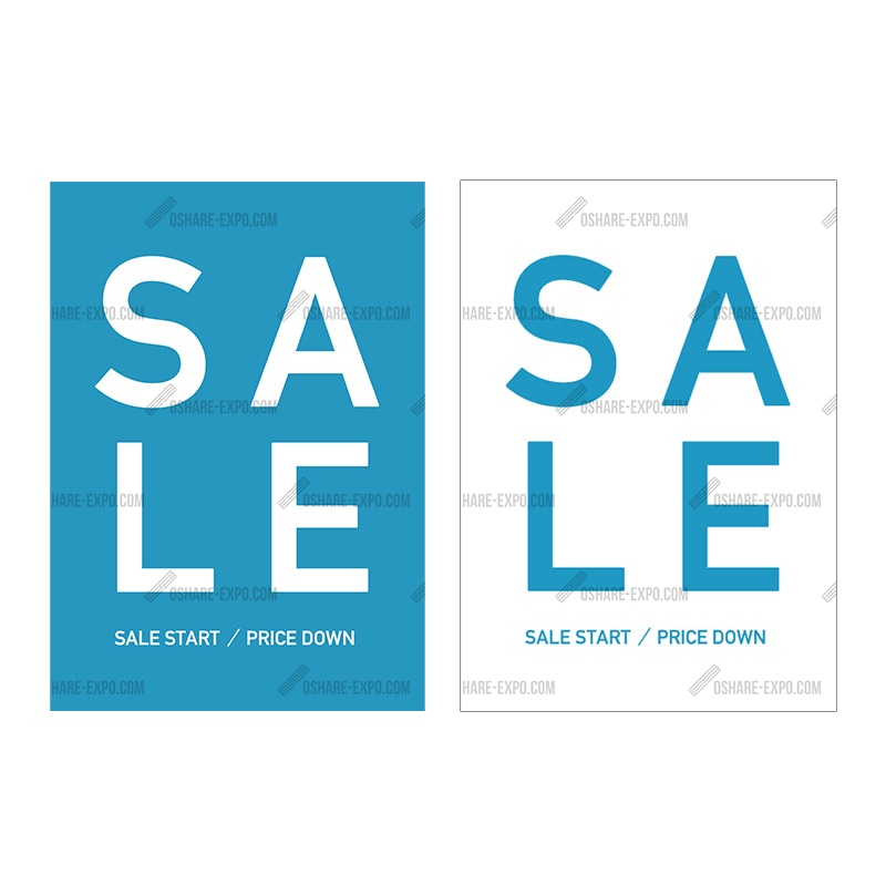 バイカラー SALE① ポップ・ポスター