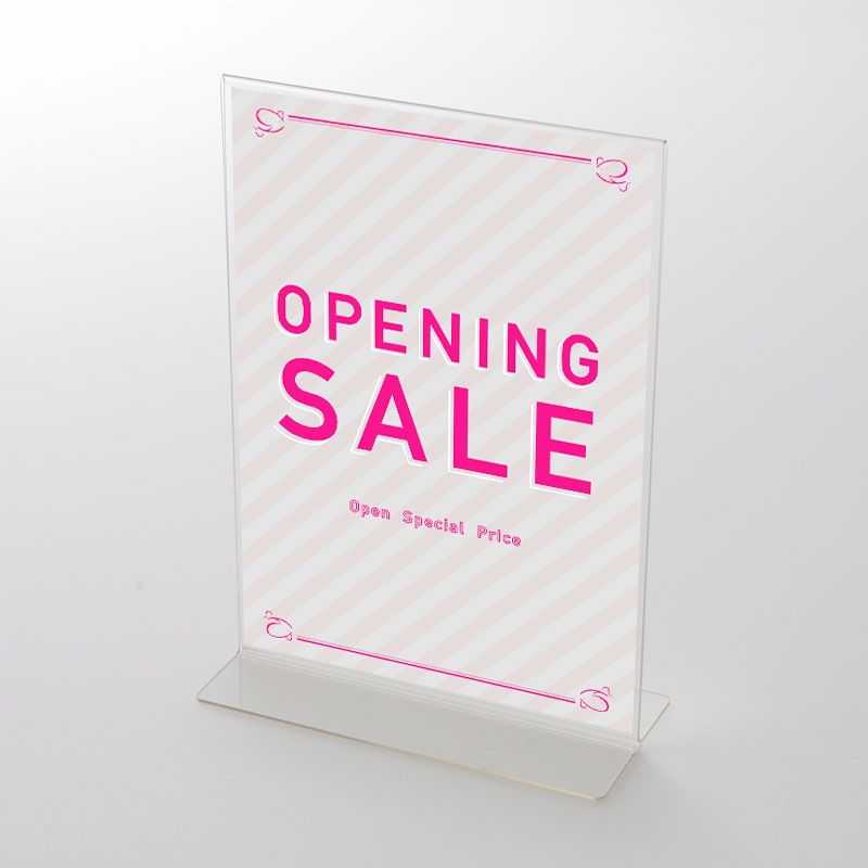 アクリルスタンドセット ストライプ柄 OPENING SALE ポップ