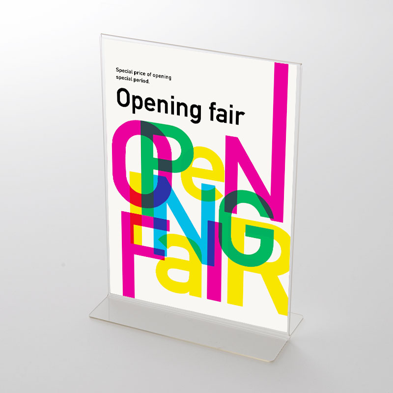アクリルスタンドセット カラフル OPENING FAIR ポップ
